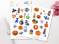 Preview: Halloween Sticker Set